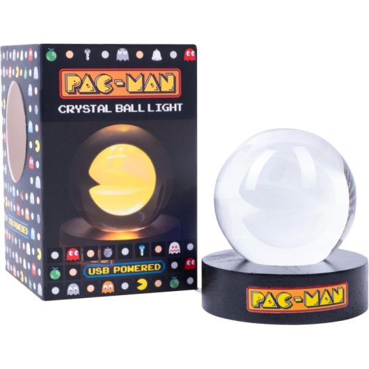 Lámpara Bola De Cristal Pac-man 8 Cms