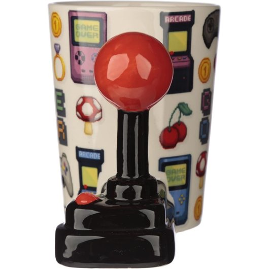 Taza Gamer Game Over Cerámica 340 Mls