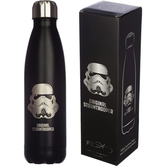 Botella Stormtrooper Star Wars Térmica Acero Inoxidable 500 Mls