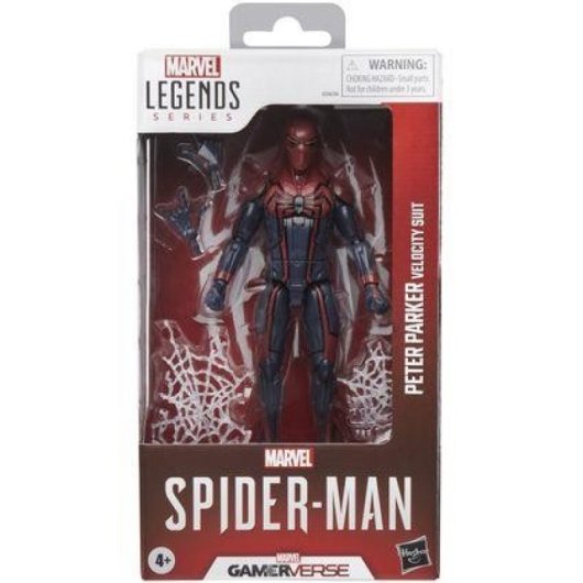 Figura Peter Parker Velocity Suit Spider-man Marvel Gamerverse Articulada 15 Cms