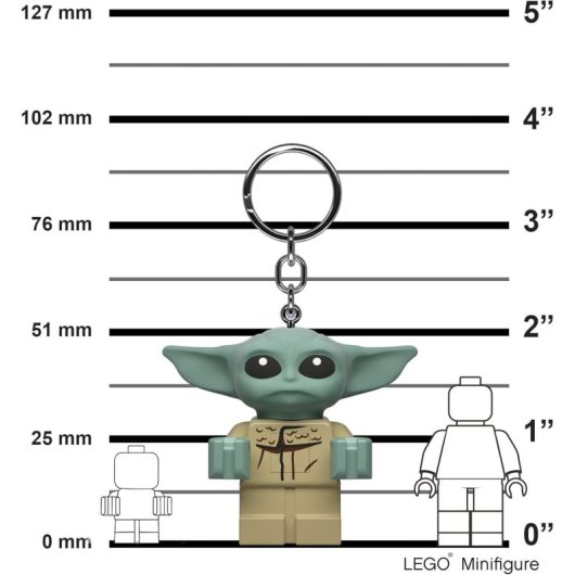 Llavero Linterna Grogu Star Wars The Mandalorian Lego