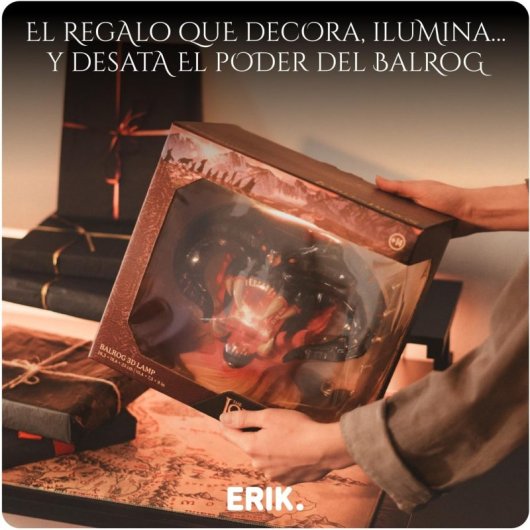 Lámpara Balrog El Señor De Los Anillos