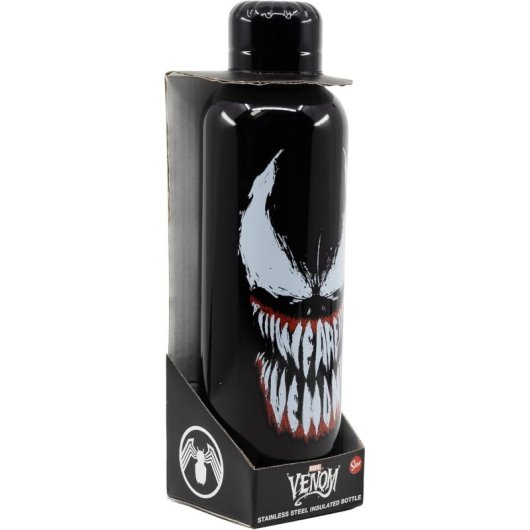 Botella Metálica Venom Face Marvel 515 Mls