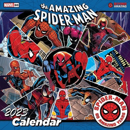 Calendario 2023 The Amazing Spider-man Marvel Grande