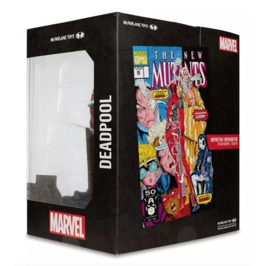 Figura Deadpool Marvel Estatua Diorama 18 Cms