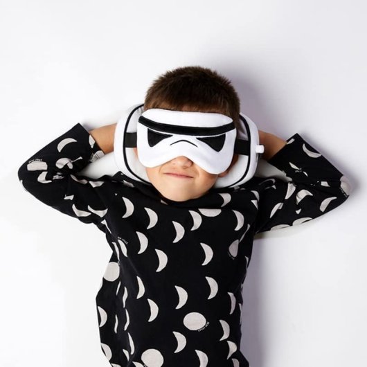 Almohada Antifaz Soldado Imperial Stormtrooper De Viaje Con Cremallera