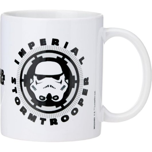Taza Imperial Trooper Soldado De Asalto Imperial Star Wars Cerámica 320 Mls