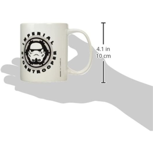 Taza Imperial Trooper Soldado De Asalto Imperial Star Wars Cerámica 320 Mls