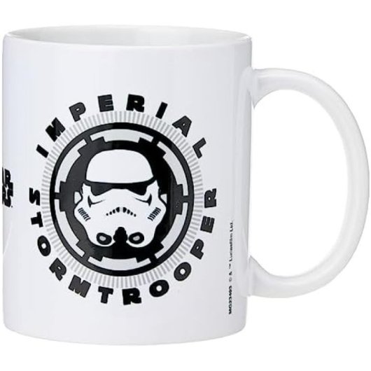 Taza Imperial Trooper Soldado De Asalto Imperial Star Wars Cerámica 320 Mls