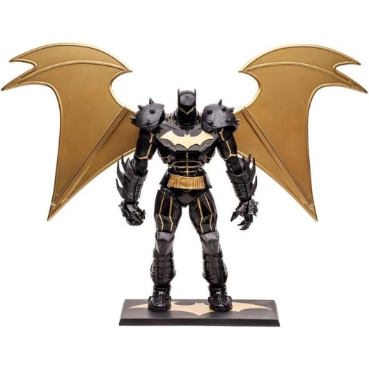 Figura Batman Hellbat Edición Knightmare Dc Gold Label Edición Limitada Articulada 18 Cms