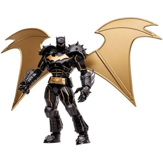 Figura Batman Hellbat Edición Knightmare Dc Gold Label Edición Limitada Articulada 18 Cms