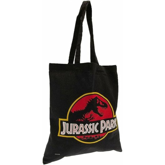 Bolsa Tote Bag Jurassic Park Logo Clásico Alta Calidad