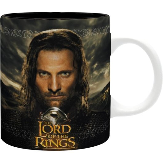 Taza Aragorn El Señor De Los Anillos Cerámica 320 Mls