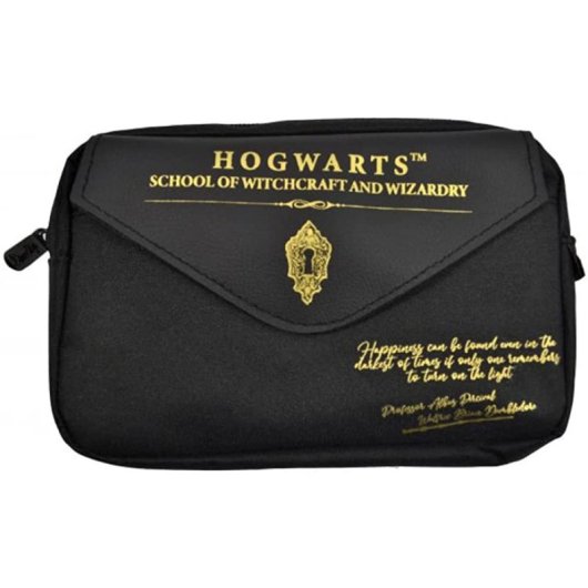 Estuche Hogwarts Harry Potter 2 Compartimentos