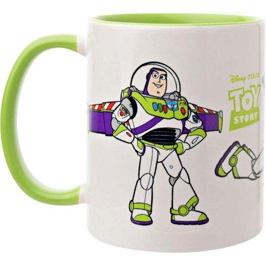 Taza Buzz Lightyear Toy Story Disney Home Cerámica 320 Mls
