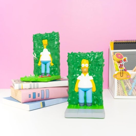 Sujetalibros 3d Homer En Arbusto Los Simpsons 16 Cms