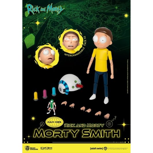 Figura Morty Smith De Rick And Morty Dynamic 8ction Heroes Escala 1/9 23 Cm