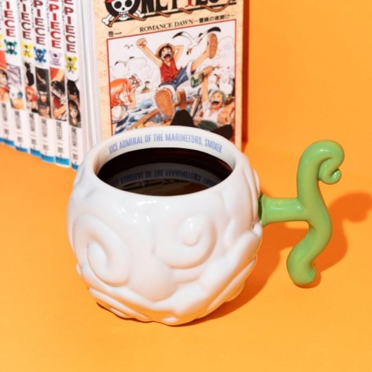 Taza 3d Fruta Smoke Smoke One Piece Cerámica 600 Mls