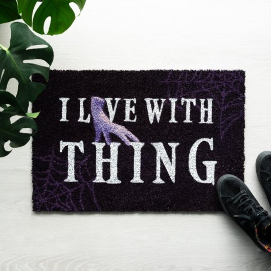 Felpudo I Live With Thing Wednesday