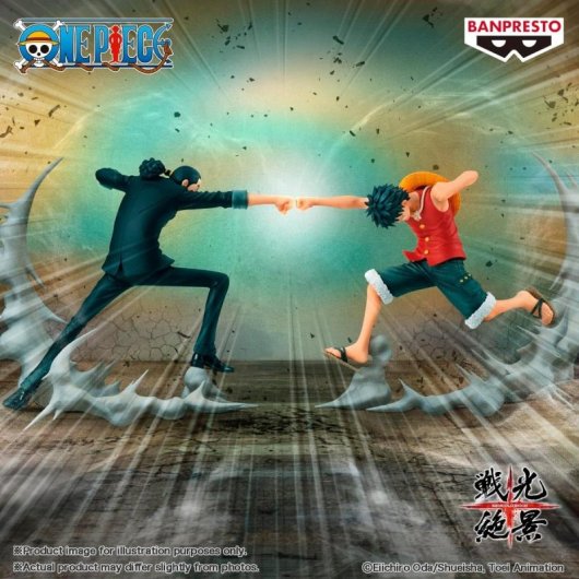 Figura Monkey D. Luffy Senkkouzekkei One Piece 8 Cms