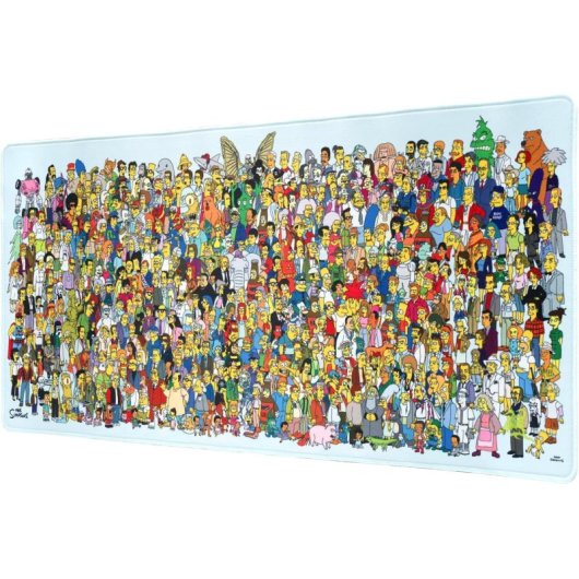 Alfombrilla Personajes Los Simpsons Xl