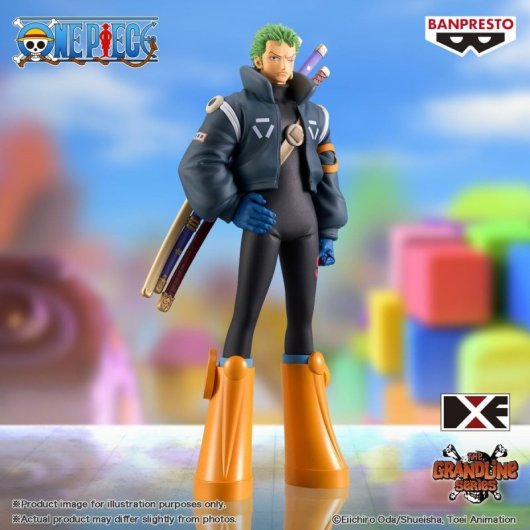 Figura Roronoa Zoro Egghead The Grandline Series One Piece 17 Cms