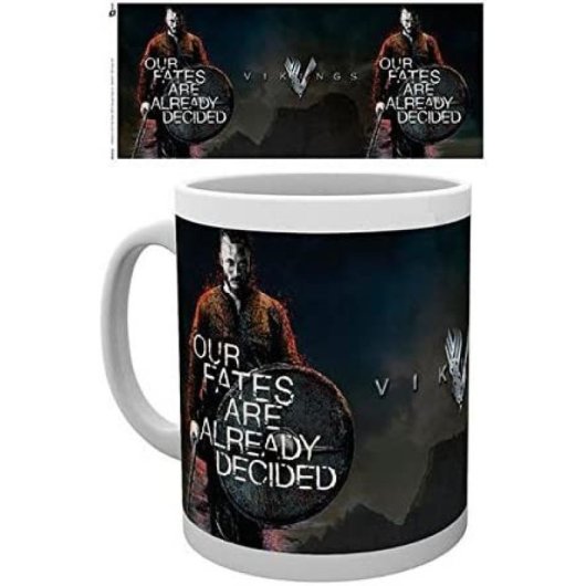 Taza Vikings Our Fates Are Already Decided Cerámica 320 Mls