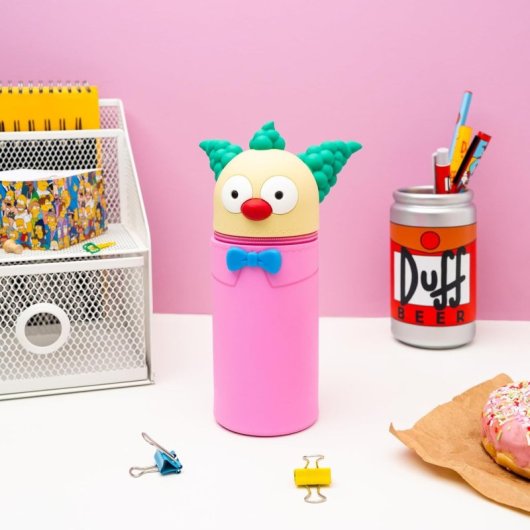 Estuche 3d Krusty El Payaso Los Simpson