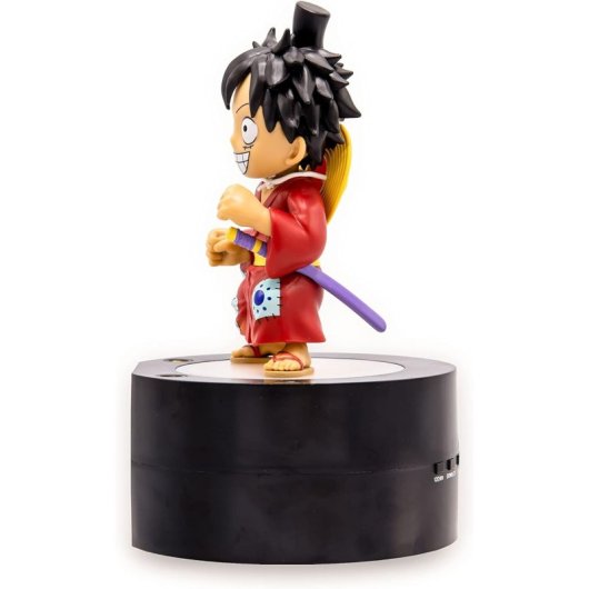 Despertador Con Luz Luffy One Piece 18 Cms