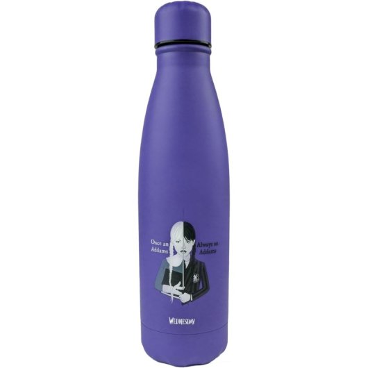 Botella Metálica Térmica Wednesday Miércoles 500 Mls