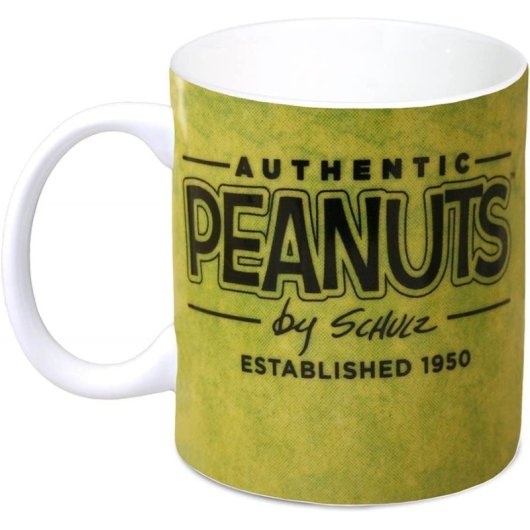 Taza Peanuts Snoopy Authentic Cerámica 320 Mls