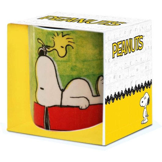 Taza Peanuts Snoopy Authentic Cerámica 320 Mls