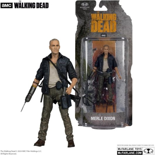 Figura Merle Dixon The Walking Dead Articulada 12 Cms