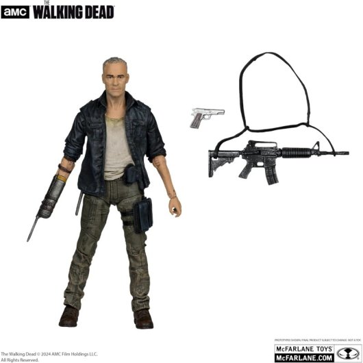 Figura Merle Dixon The Walking Dead Articulada 12 Cms