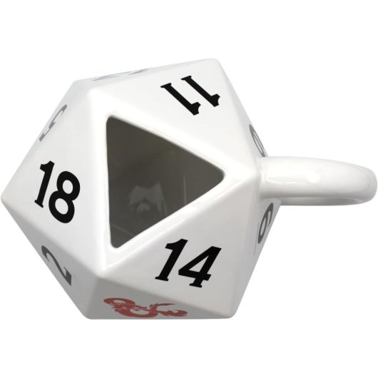 Taza 3d Dado Dungeons & Dragons Dragones & Mazmorras Cerámica 350 Mls