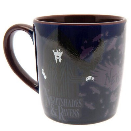 Set Lata Regalo Wednesday Nightshades & Ravens Taza, Posavasos Y Lata 315 Mls