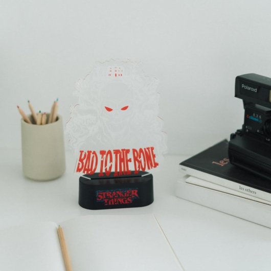 Lámpara De Mesa Bad To The Bone Stranger Things