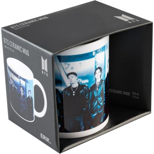 Taza Bts K-pop Cerámica 350 Mls