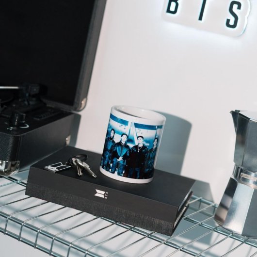 Taza Bts K-pop Cerámica 350 Mls