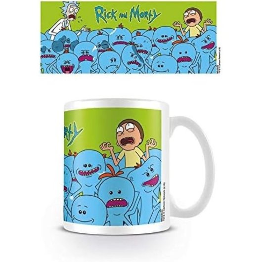 Taza Mr. Meeseeks Rick Y Morty Cerámica 320 Mls