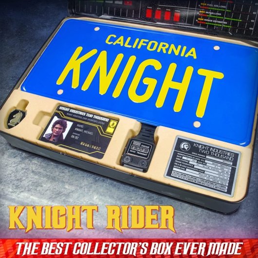 Kit El Coche Fantástico Knight Rider Flag Agent De Colección