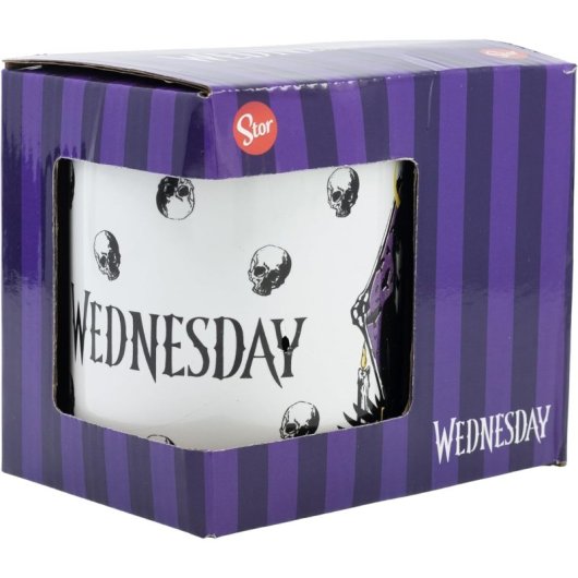 Taza Nevermore Wednesday Cerámica 325 Mls