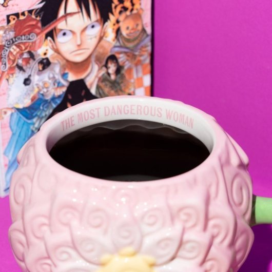 Taza 3d Fruta Flower Flower One Piece Cerámica 600 Mls