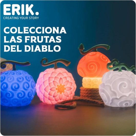 Lámpara 3d Smoke Smoke Fruit  One Piece
