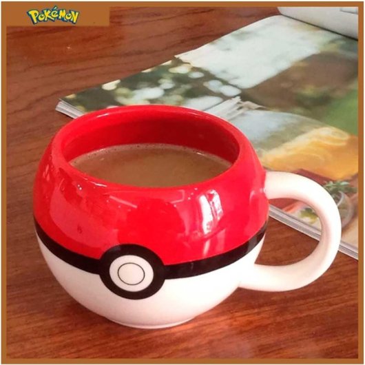Taza Pokeball Pokemon Cerámica 440 Mls