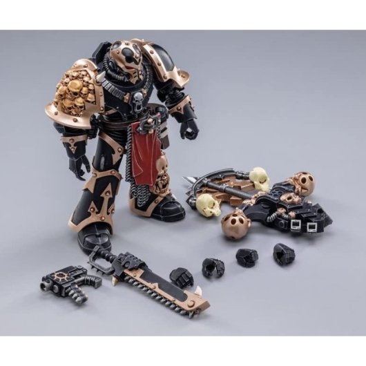 Figura Chaos Space Marine D-04 Warhammer 40.000 Black Legion Articulada 12 Cms