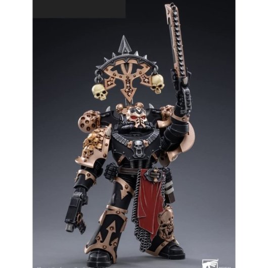 Figura Chaos Space Marine D-04 Warhammer 40.000 Black Legion Articulada 12 Cms