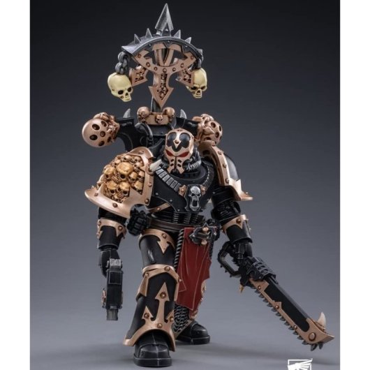 Figura Chaos Space Marine D-04 Warhammer 40.000 Black Legion Articulada 12 Cms