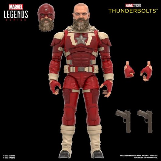 Pack Figuras Yelena Belova & Red Guardian Thunderbolts New Avengers Marvel Legends Articulada 15 Cms