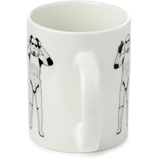 Taza Soldado Imperial Saludando Original Stormtrooper Star Wars Cerámica 300 Mls
